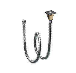 Excellent Dry Box zestaw wannowy, kwadratowy chrom AREX.SET.060CR