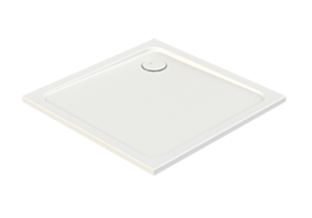 SANPLAST Brodzik B/FREE 80x80x2,5+STB biew BS-615-040-4020-01-000