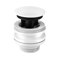 MCALPINE Spust umyw."klik-klak" DEKORACYJNY 11/4"X60mm biały SYF-CWP60CB-WH