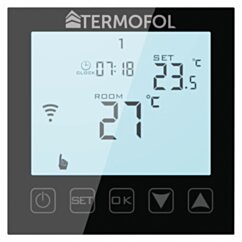 TERMOSTAT DO OGRZEWANIA podłogoweWEGO TF-WIFI CZARNY 4400