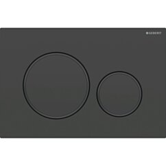 GEBERIT Przycisk stelaży SIGMA 20 czarny mat- czarny poł -czary mat GEB-115.882.16.1