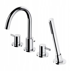 Omnires Y bateria wannowa 4-otworowa, chrom połysk Y1232CR