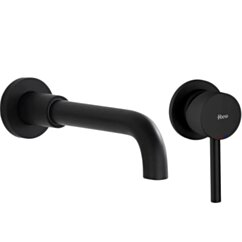 Rea BATERIA UMYWALKOWA PODTYNK LUNGO LONG CZARNA + BOX REA-B0371