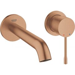 GROHE bateria umywalkowa ścienna ESSENCE brushed warm sunset GR - 19408DL1