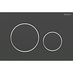 GEBERIT Przycisk stelaży SIGMA 20 czarny mat - chrom -czarny mat GEB-115.882.14.1