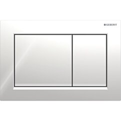 GEBERIT Przycisk WC Omega20 chr. bł.-chr.mat.-chr.bł.prostokątny GEB-115.080.KH.1