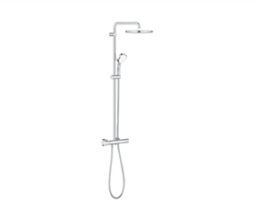 GROHE GROHE TEMPESTA COSMOPOLITAN SYSTEM 250 SYSTEM PRYSZNICOWY Z TERMOSTATEM DO MONTAŻU ŚCIENNEGO GR-26670000