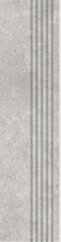 Tubądzin PTU AULLA graphite stopnica 119.8x29.6x0.8 (5) ST-01-180-1198-0296-1-054