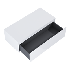 ELITA KOMODA SPLIT SLIM 100 1S WHITE HG Z BLATEM PDW( ELITA 169107) SZE-RE081004058060