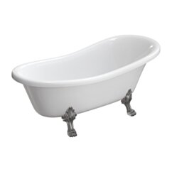 Omnires ATENA COMFORT M+ wanna wolnostojąca, 168 x 76 cm, biały połysk ATENA168BP