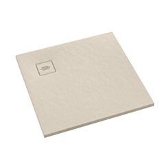 Schedline Brodzik kompozytowy Stabilsound Plus® Protos Cashemere Stone 80x80x3,5 cm, kwadratowy, Gwarancja 15 lat
