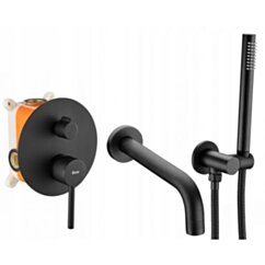 Rea BATERIA WANNOWA PODTYNKOWA LUNGO CZARNA + BOX REA-P6300