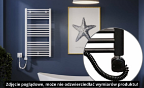Luxrad Eltop Grzejnik elektryczny 1200x600 biały ELT12006009003ERG