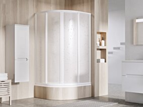 Ravak Półokrągła kabina prysznicowa obniżona Supernova SKCP4 Sabina 31177V10011