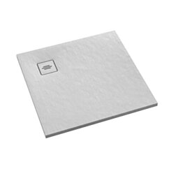 Schedline Brodzik kompozytowy Stabilsound Plus® Protos White Stone 90x90x3,5 cm, kwadratowy, Gwarancja 15 lat