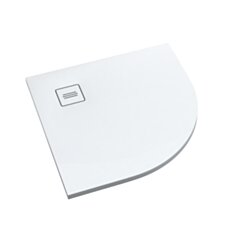 Schedline Brodzik kompozytowy Stabilsound Plus® Protos Smooth White 90x90x3,5 cm R55, półokrągły, Gwarancja 15 lat