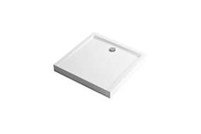 Excellent Forma Compact brodzik kwadratowy 90x90 cm wysoki, biały połysk BREX.FOR09WHC