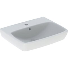 GEBERIT Geberit Selnova Square Umywalka, B55cm, H17.5cm, T44cm, z przelewem, z otworem na baterię KOŁO M31156000 GEB-500.290.01.7