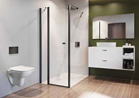 ROCA CAPITAL drzwi 2cz. 90x195 ścianka boczna stała CR CR-AM4609012M
