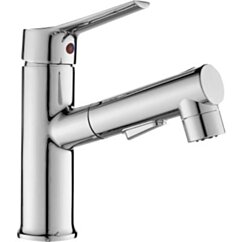 Kuchinox FONTE bateria umywalkowa z wyciąganą wylewką chrom BQT_029D