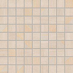 Tubądzin PTD WOODBRILLE beige mozaika 30x30 (8) MS-02-560-0300-0300-1-010