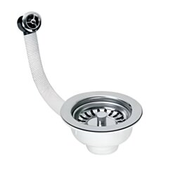 MCALPINE Spust zlew.3,5" z przelew.okrągłym SYF-FSW50PPOL25