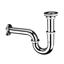 MCALPINE Syfon umywalkowy rurowy chrom SYF-215+255CB