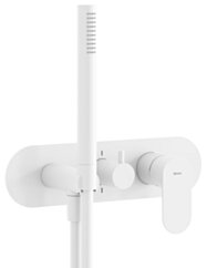 Ravak Bateria podtynkowa Eleganta EL 065.00 z przełącznikiem, z zestawem prysznicowym, zalecana do łączenia z R-box X070263