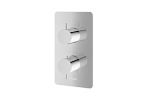 Termostatyczna podtynkowa bateria wannowo-prysznicowa z dwoma wyjściami Kohlman