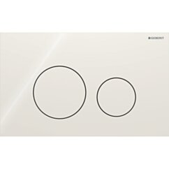 GEBERIT Przycisk Geberit Sigma40, przedni, szkło piaskowy szary, okrągły GEB-115.628.JL.1
