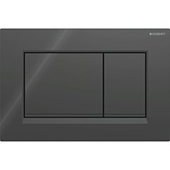 GEBERIT Przycisk stelaży SIGMA 20 czarny-czarny mat-czarny prostokątny GEB-115.883.DW.1