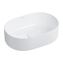 Omnires MESA umywalka nablatowa, 46 x 31 cm, biały połysk MESA460BP