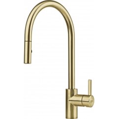 FRANKE Bateria Eos Neo M pull-out spray szampańskie złoto FB-115.0681.244
