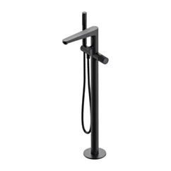 Omnires CONTOUR bateria wannowa wolnostojąca, antracyt szczotkowany CT8033AT