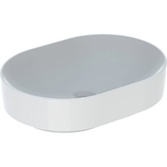 GEBERIT Geberit Variform Umywalka stawiana na blat, eliptyczna, B55cm, H15.8cm, T40cm, bez przelewu, bez otw KOŁO 500.774.01.6 GEB-500.774.01.2