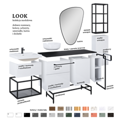 ELITA SZAFKA LOOK 80 1S WHITE HG PDW( ELITA 167079) SZE-RE010803028060