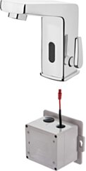 Deante Sensor Bateria umywalkowa bezdotykowa z regulacją temperatury - 4xAA BCH_029R