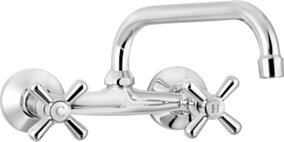 Deante Symetrio Bateria umywalkowa ścienna BOS_050D