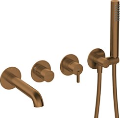Deante Silia Bateria wannowa 4-otworowa podtynkowa BQS_C18P