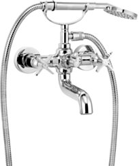 Deante Temisto Bateria wannowa z zestawem prysznicowym BQT_011D