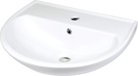 Deante Jasmin Umywalka ceramiczna ścienna z miejscem na baterię CDJ_6U5W