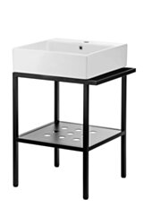 Deante Temisto Konsola łazienkowa stojąca z umywalką - 56.5x40 cm CDTS6U4S