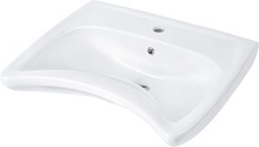 Deante Vital Umywalka ceramiczna ścienna z miejscem na baterię - dla osób z ograniczeniami ruchowymi CDV_6U6W