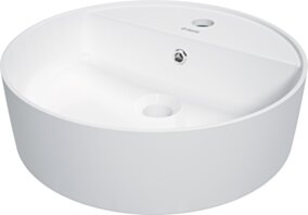 Deante Round Umywalka ceramiczna nablatowa z miejscem na baterię CGR_AU4B