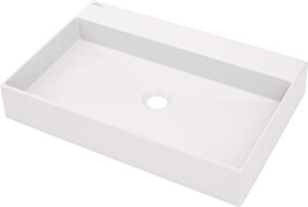 Deante Correo Umywalka granitowa nablatowa z miejscem na baterię - 60x40 cm CQR_AU6S
