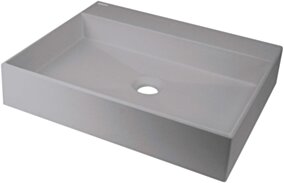 Deante Correo Umywalka granitowa nablatowa z miejscem na baterię - 500x400 mm CQR_SU5S