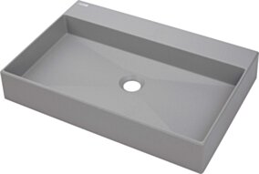 Deante Correo Umywalka granitowa nablatowa z miejscem na baterię - 60x40 cm CQR_SU6S