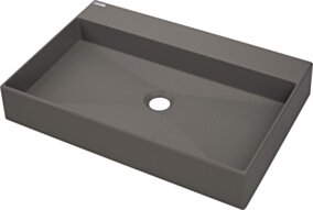 Deante Correo Umywalka granitowa nablatowa z miejscem na baterię - 60x40 cm CQR_TU6S