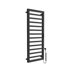 Excellent Brego Smart grzejnik łazienkowy elektryczny 115x50 cm, czarny mat GREX.BRS115.BL
