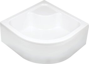 Deante Deep Brodzik akrylowy półokrągły 80x80 cm - głęboki KTD_042B